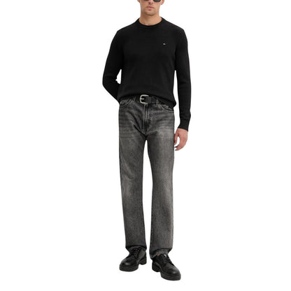 Tommy Hilfiger Jeans Black Organic Cotton Sweatshirt