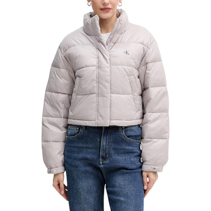 Calvin Klein Jeans Purple Polyamide Jackets And Coat