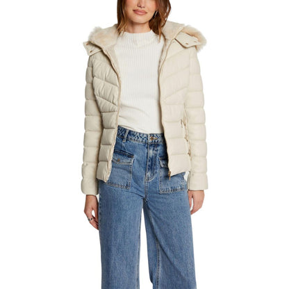Morgan De Toi Beige Polyethylene Jackets And Coat