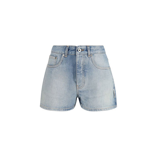 Off-White Blue Denim Shorts