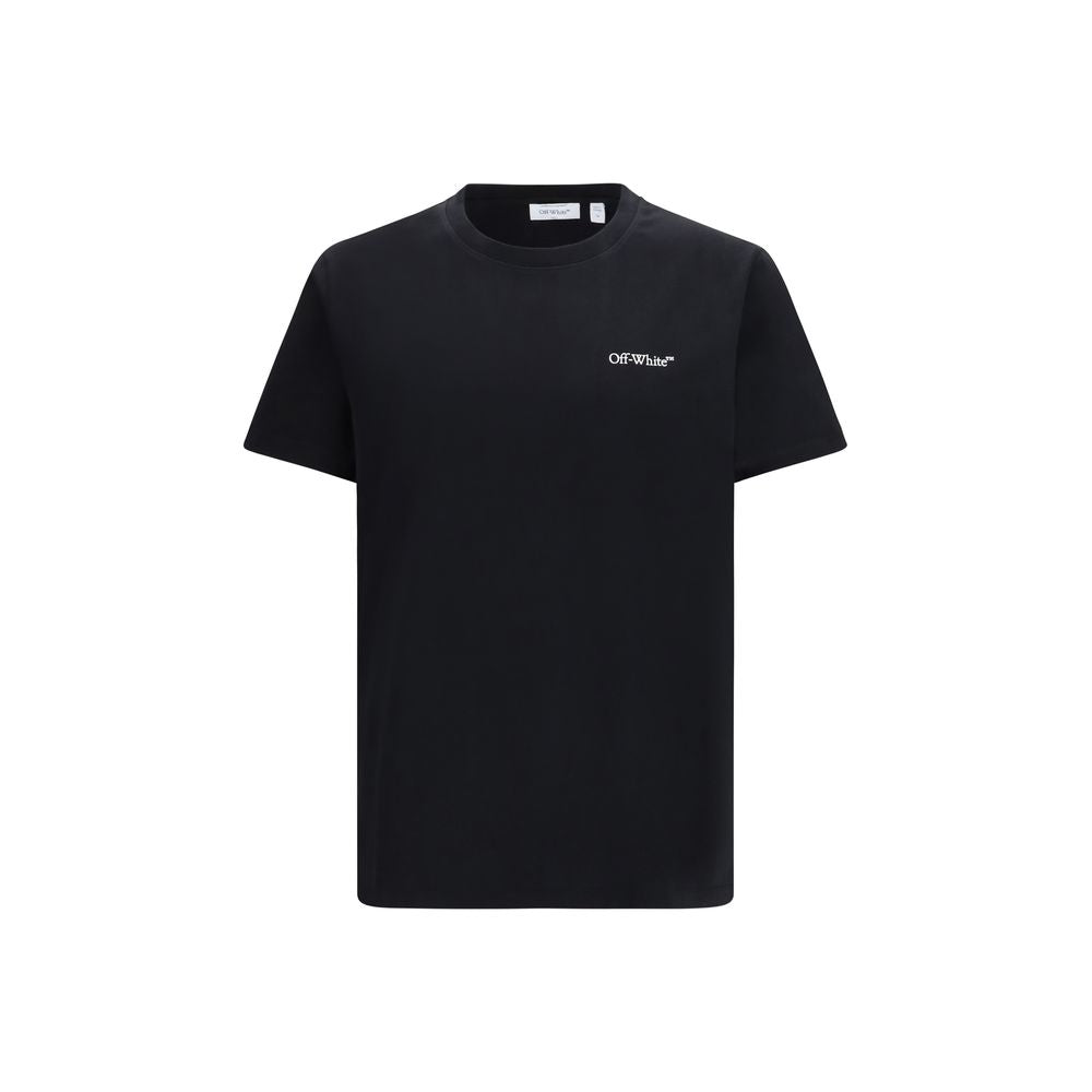 Off-White Black Cotton T-Shirt
