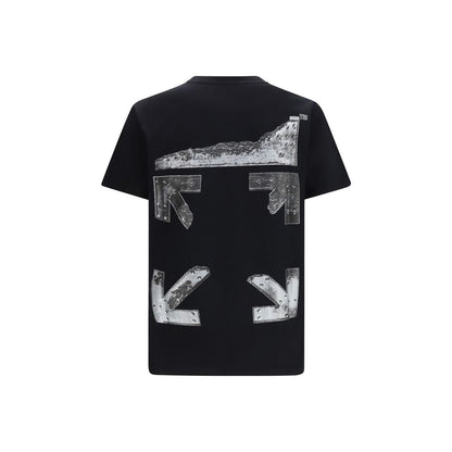 Off-White Black Cotton T-Shirt