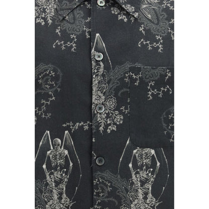 Our Legacy Gray Cotton Pattern Shirt