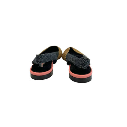 Borbonese Beige Leather Women Ballet Flat