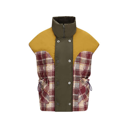 MARBELL Red Polyamide Sleveless Jacket