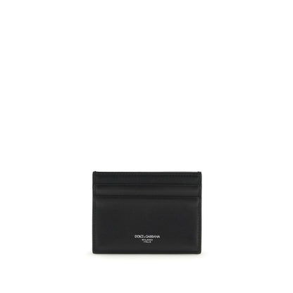 Dolce & Gabbana Black Cotton Wallet