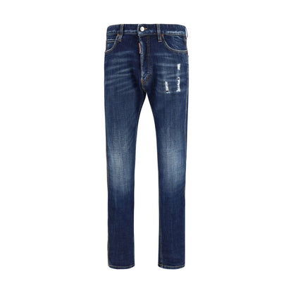 Dsquared² Blue Cotton Jeans Denim
