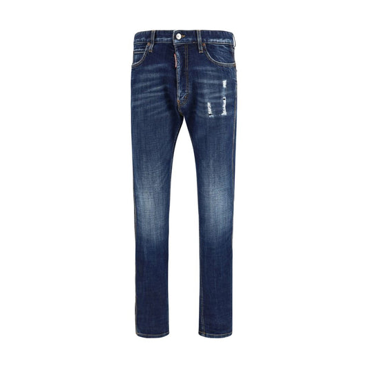 Dsquared² Blue Cotton Jeans Denim
