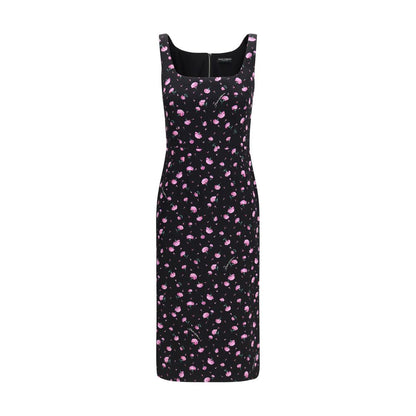 Dolce & Gabbana Multicolor Silk Casual Dress