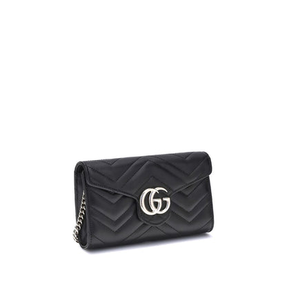 Gucci Black Calf Leather Bos Taurus Shoulder Bag