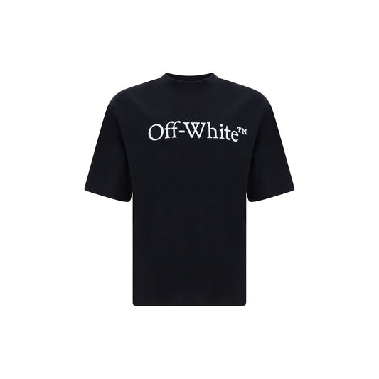 Off-White Black Cotton T-Shirt