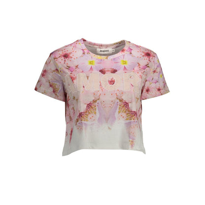 Desigual Rosa Cotton Women T-Shirt