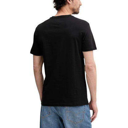 Tommy Hilfiger Jeans Black Recycled Cotton T-Shirt