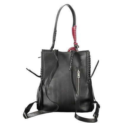 Desigual Black Polyurethane Women Backpack