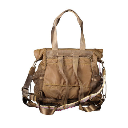 Desigual Brown Polyester Handbag