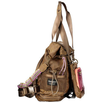 Desigual Brown Polyester Handbag
