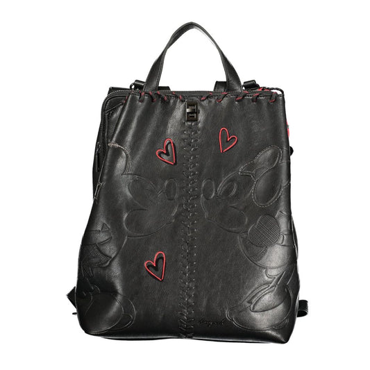 Desigual Black Polyurethane Women Backpack