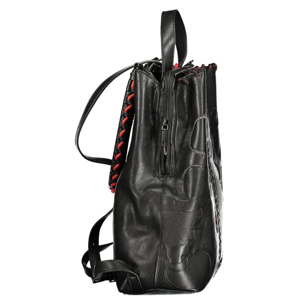Desigual Black Polyurethane Women Backpack