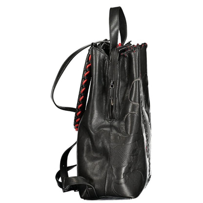 Desigual Black Polyurethane Women Backpack