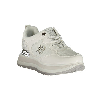 Laura Biagiotti White Polyester Athletic Sneakers