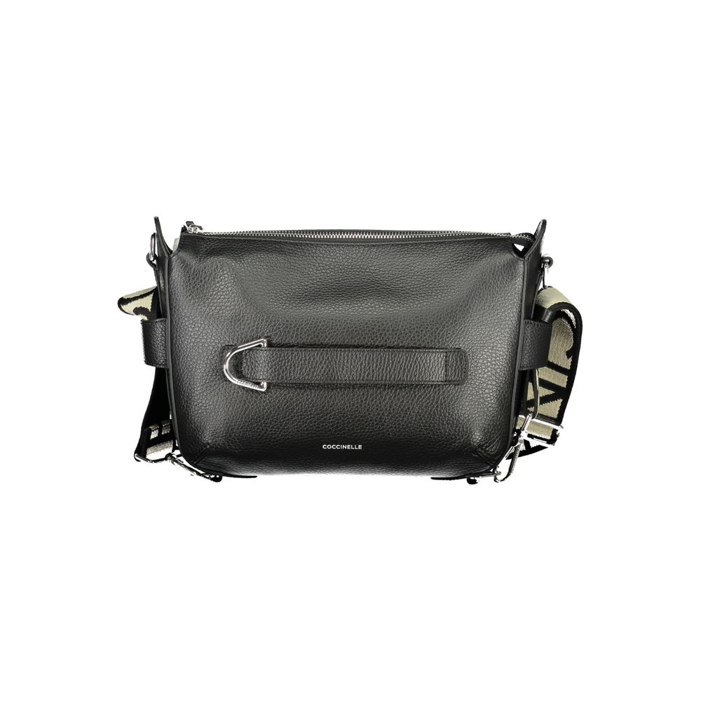 Coccinelle Nero Pelle Women Shoulder Bag