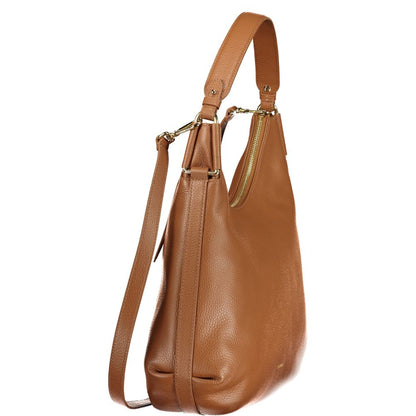 Coccinelle Marrone Leather Woman Handbag