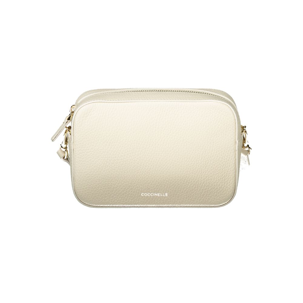 Coccinelle White Leather Handbag