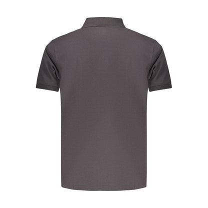 Timberland Black Cotton Polo Shirt