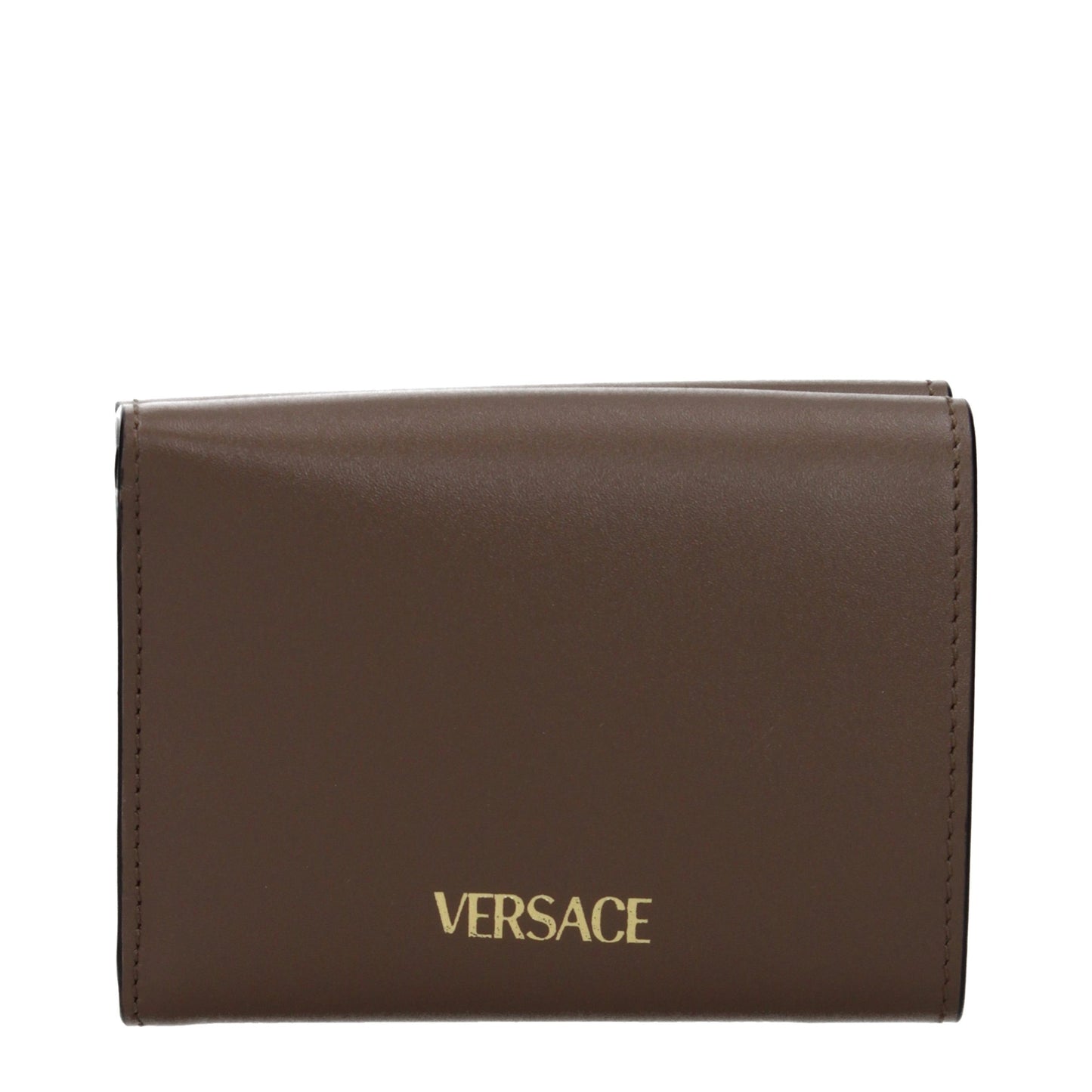 Versace Brown Leather Wallet