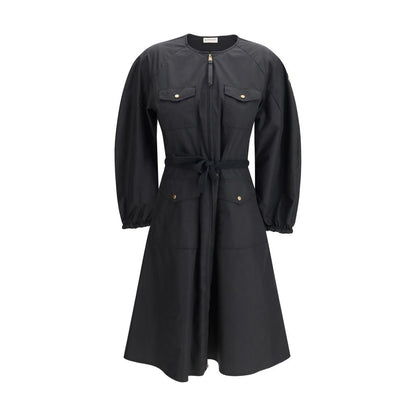 Moncler Black Cotton Casual Dress