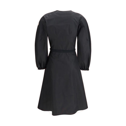 Moncler Black Cotton Casual Dress