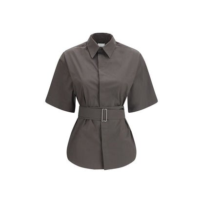 SA SU PHI Gray Cotton Bermuda Shorts