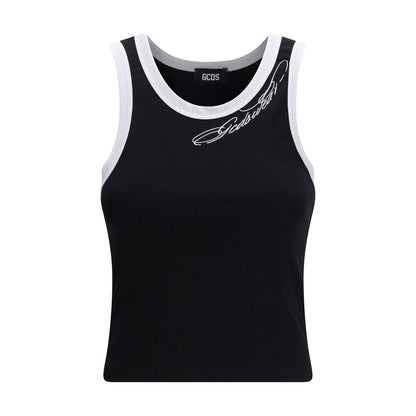 GCDS Black Cotton Top