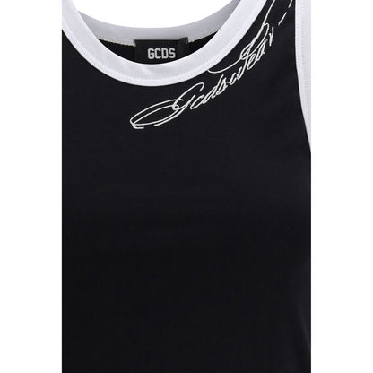GCDS Black Cotton Top