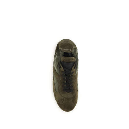 Proenza Schouler Bicolor Calf Leather Bos Taurus Low Top Sneakers