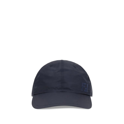 Fendi Black Nylon Cap (Baseball Hat)