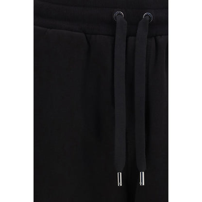 Dolce & Gabbana Black Cotton Casual Pants