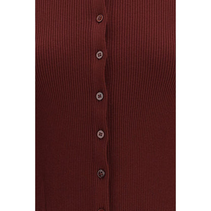 Max Mara Bordeaux Viscose Sweatshirt