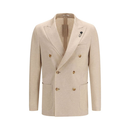 Lardini Beige Cotton Clothing