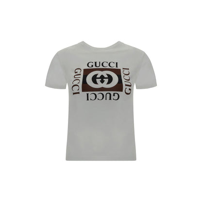 Gucci White Cotton T-Shirt