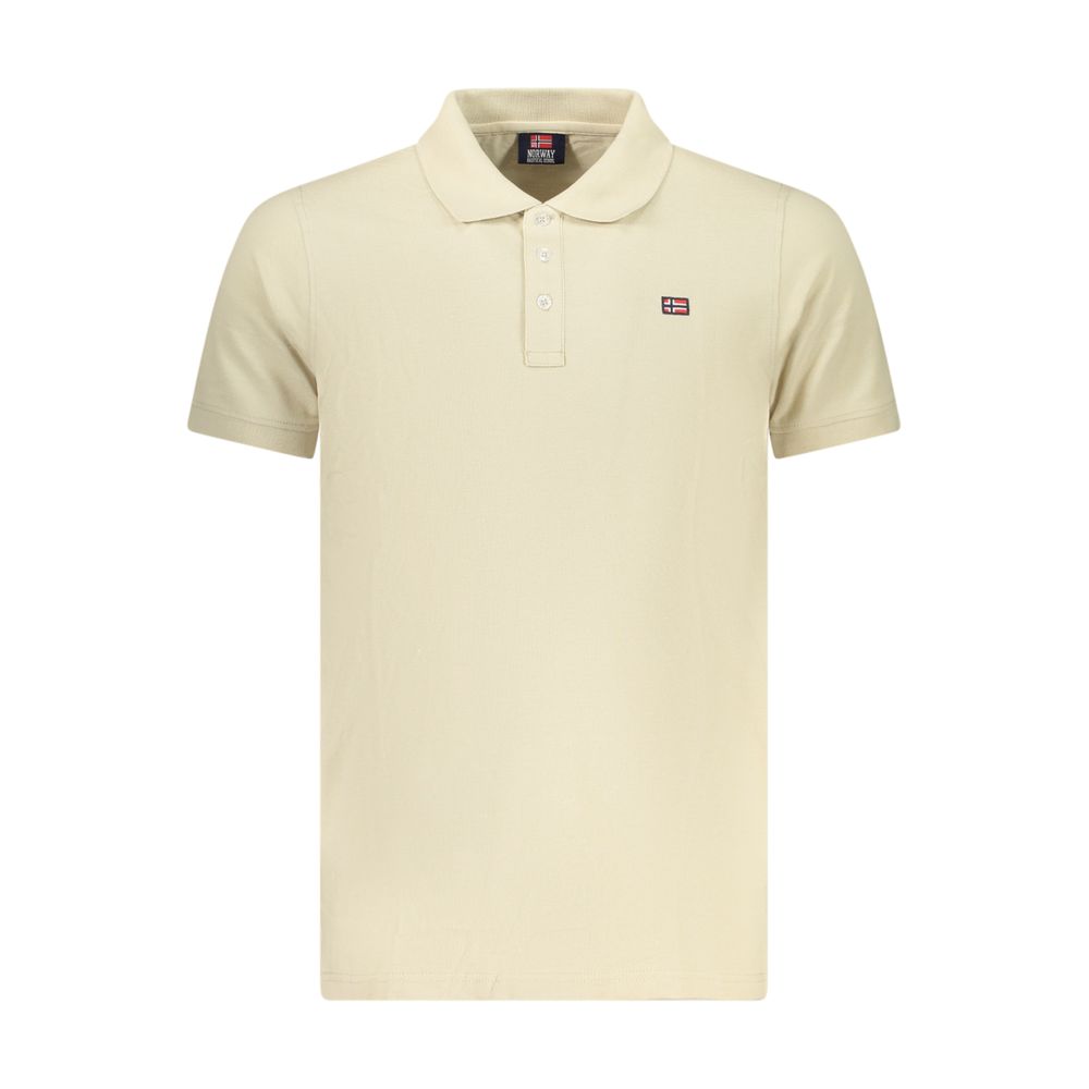 Norway 1963 Beige Cotton Men Polo