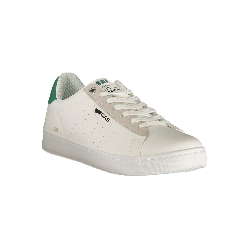 Gas Bianco Poliuretano Men Sneaker