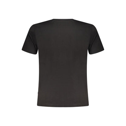 Guess Jeans Black Cotton Men T-Shirt