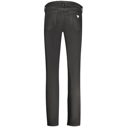 Guess Jeans Nero Cotton Womens Jeans