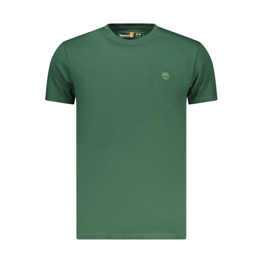 Timberland Verde Cotton Men T-Shirt