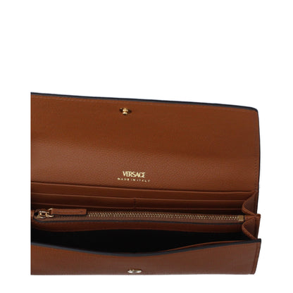 Versace Brown Leather Wallet