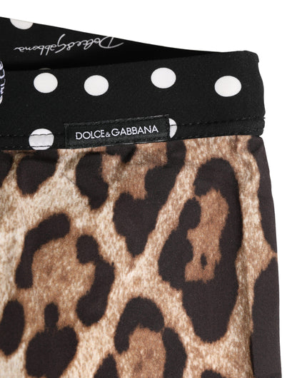 Dolce & Gabbana Multicolor Patterned Cycling Bike Shorts Underwear