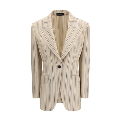 Dolce & Gabbana Multicolor Viscose Coat