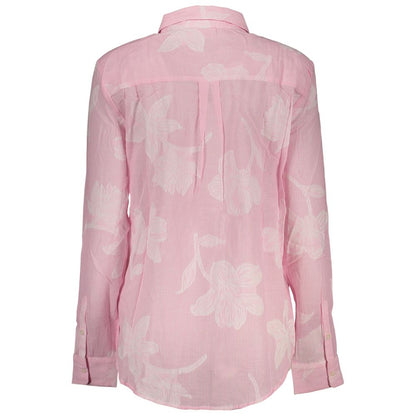 Desigual Pink Cotton Women Shirt