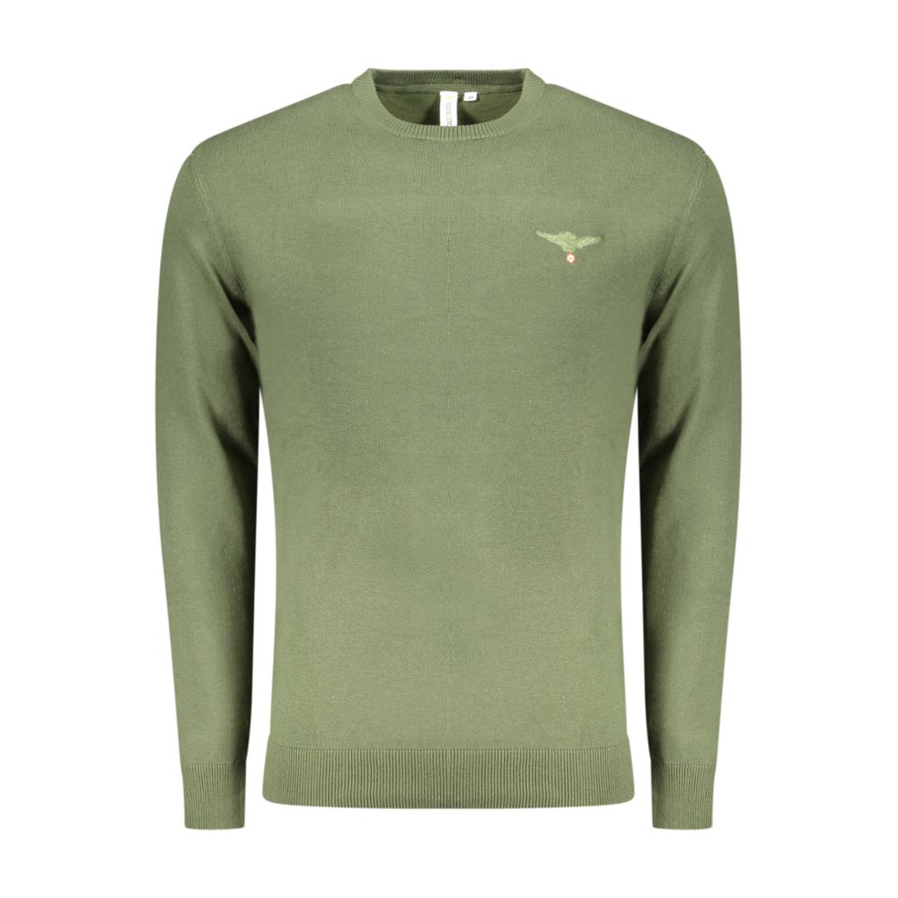 Accademia Militare Green Cotton Sweatshirt